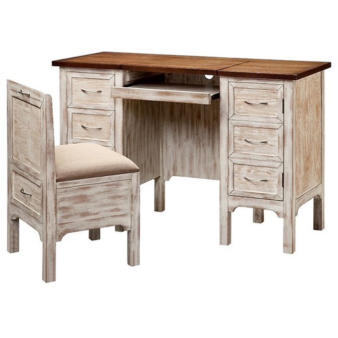 Desk that doubles as a vanity sale